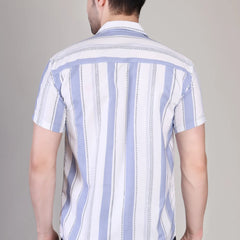 Men's Casual Half Sleeve Shirt - Striped | UHSS-171