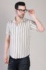 Men's Casual Half Sleeve Shirt - Striped | UHSS-170