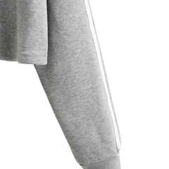 Grey Crop Hoodie