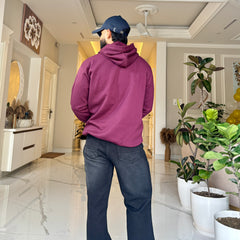 Men Maroon Hoodie for Winter | HD-413