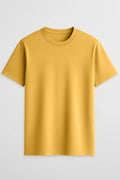 Mustard Yellow Plain T-Shirt