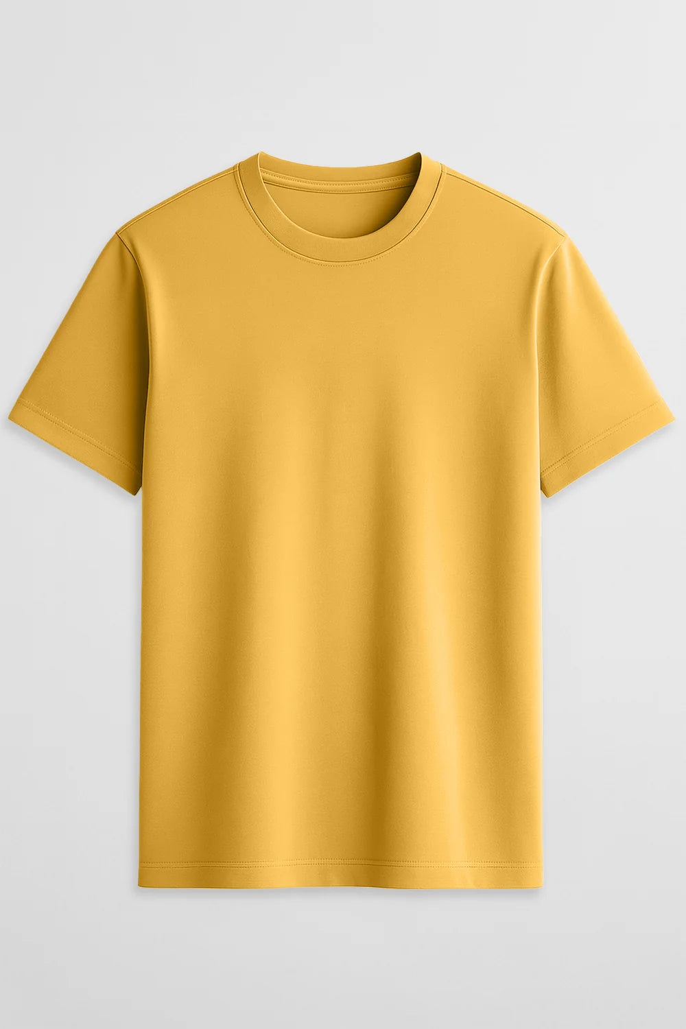 Mustard Yellow Plain T-Shirt
