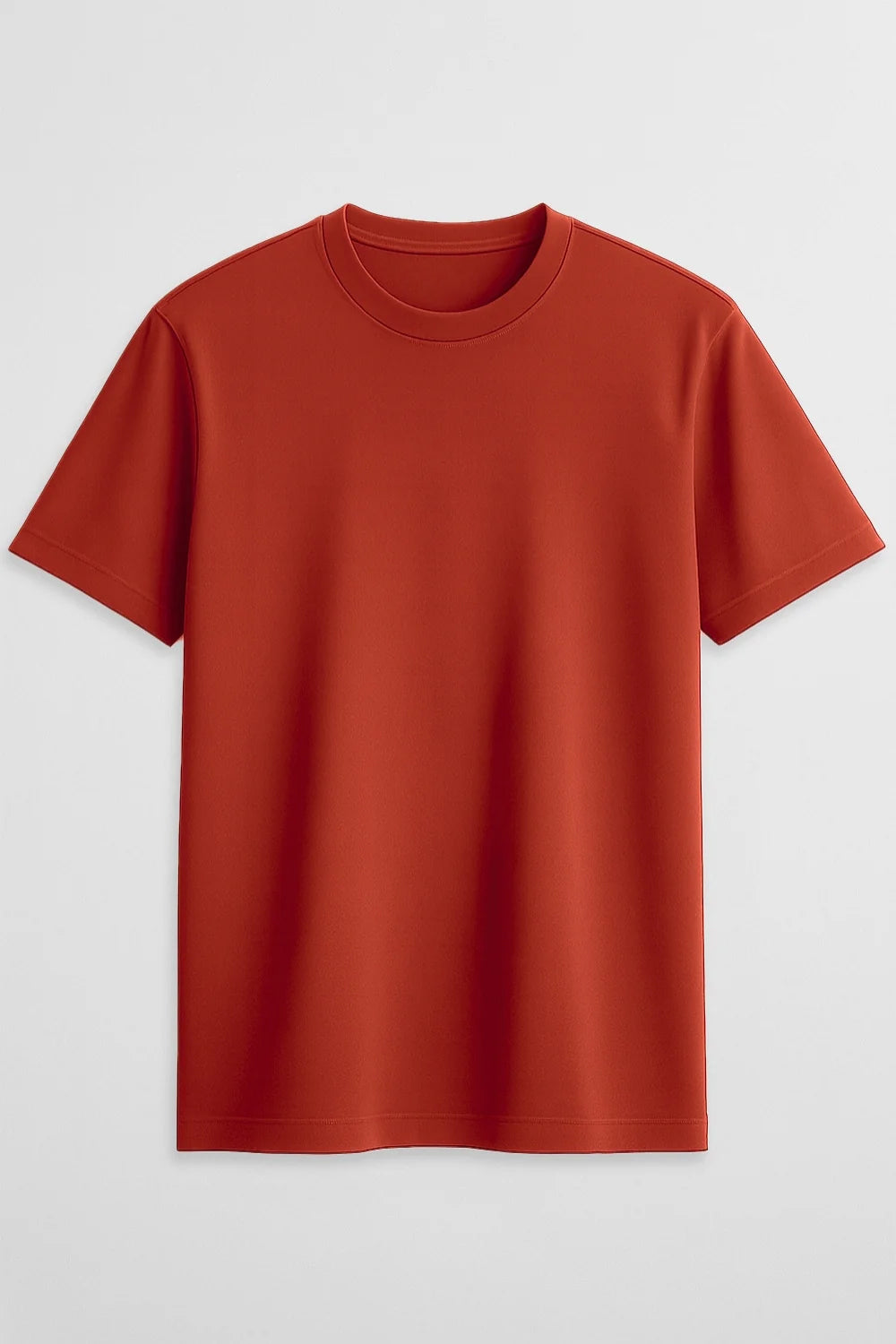 Rust Orange Plain T-Shirt