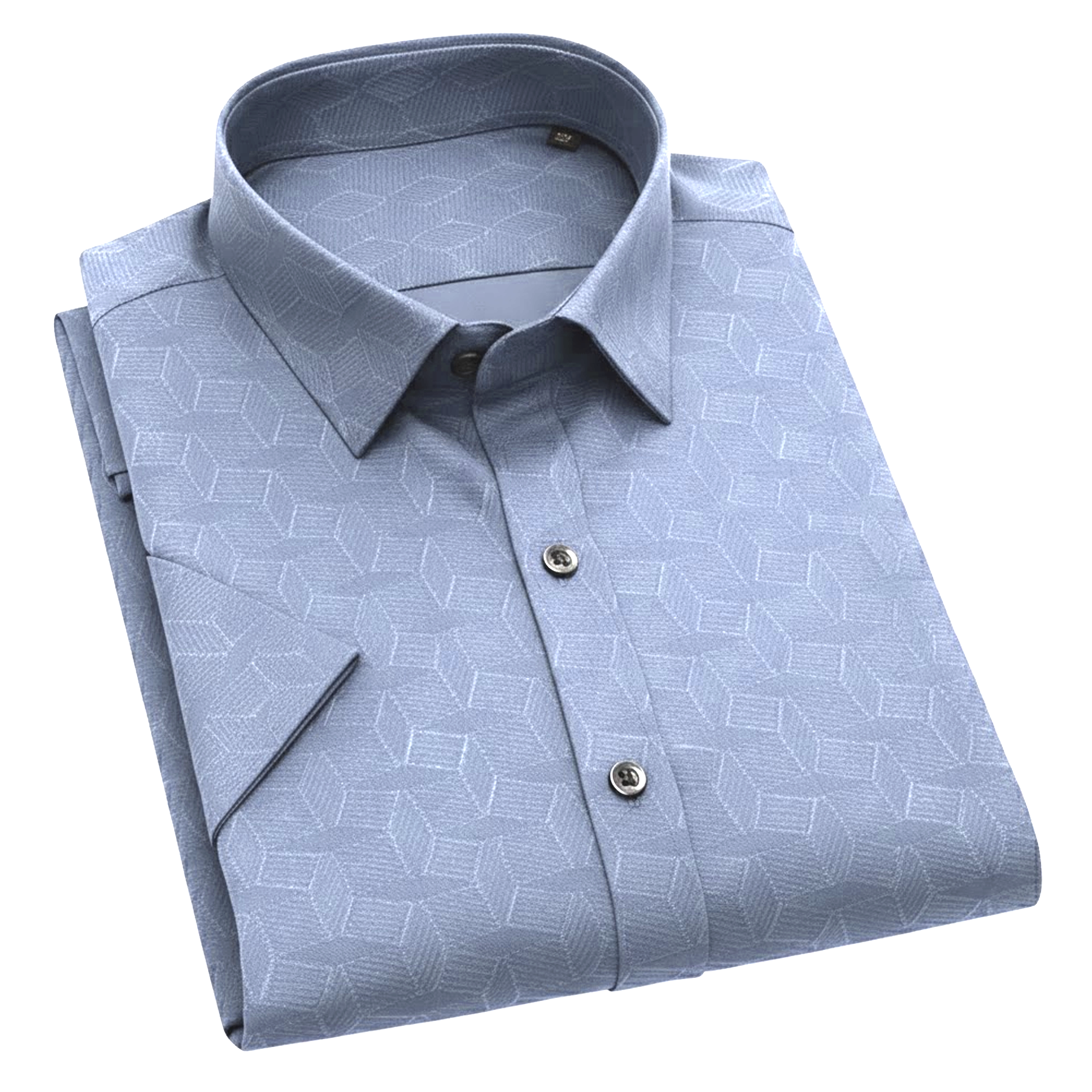 Men's Casual Half Sleeve Shirt - Grey | SHS-151