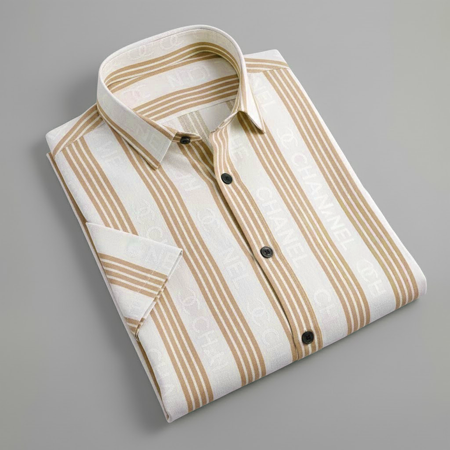 Men's Casual Half Sleeve Shirt - Striped Multicolor | SHS-175