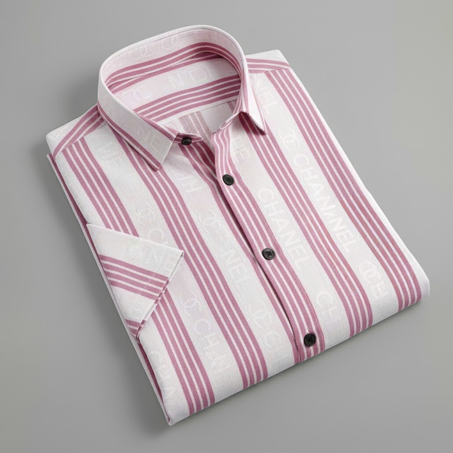 Men's Casual Half Sleeve Shirt - Striped Multicolor | SHS-178