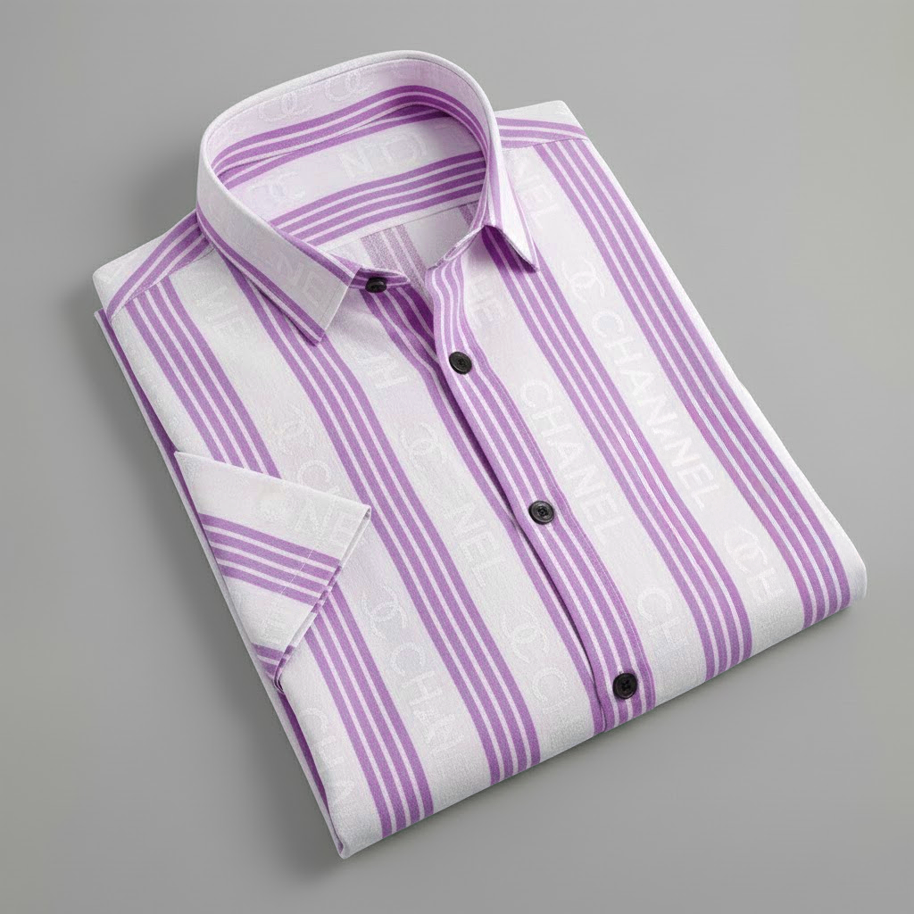 Men's Casual Half Sleeve Shirt - Striped Multicolor | SHS-179