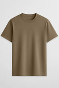 TaupeGray Plain T-Shirt