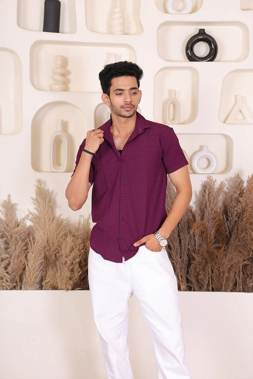 Men's Stylish Half Sleeve Shirt Combo – Pack of 3 - UHSS-145, UHSS-136, UHSS-137