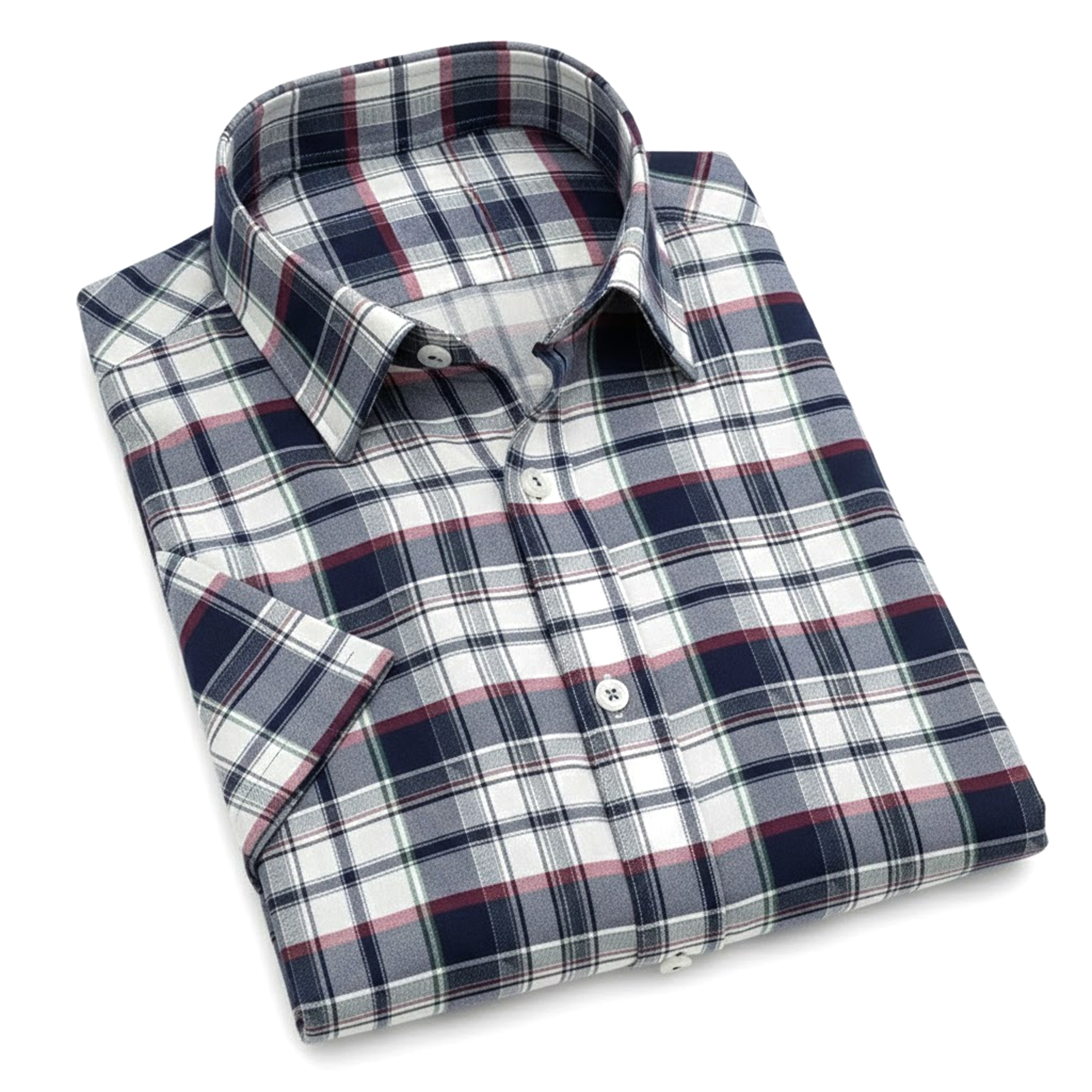 Men's Casual Half Sleeve Shirt - Check Multicolor | UHSS-159