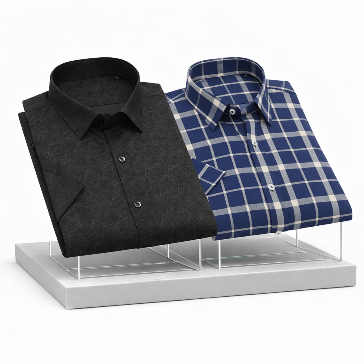 Shirt for Men's Pack of 2 (UHSS-15,SHS-153)