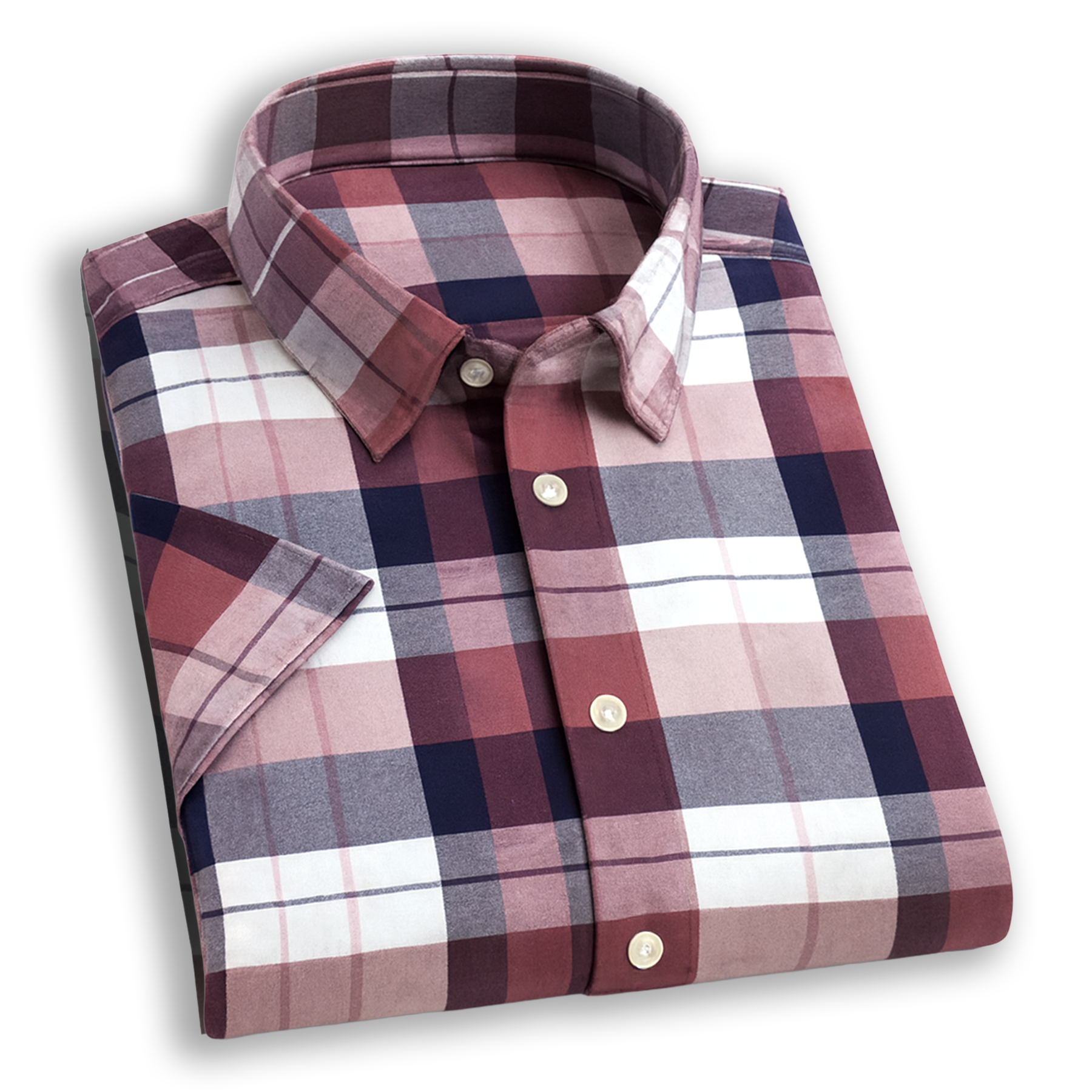 Men's Casual Half Sleeve Shirt - Check Multi | UHSS-163