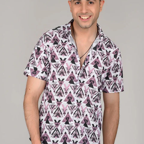 Tribal Flex Half-Sleeve Shirt | Breathable & Durable Men’s Shirts for Everyday Wear | SHS-19