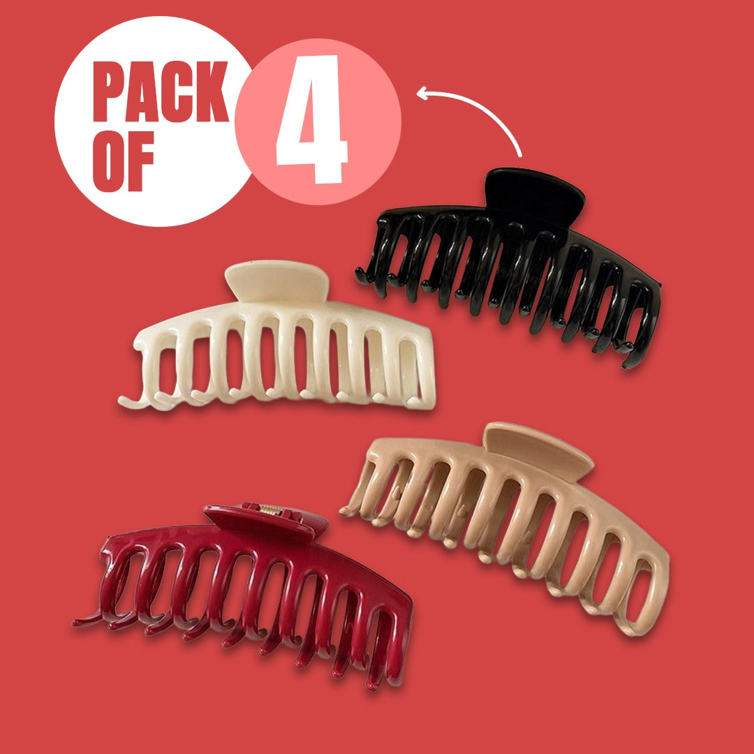 Claw Clip for Girls (Pack Of 4)