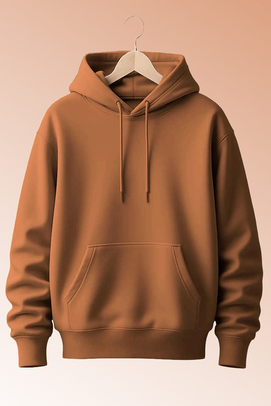 Men Brown Hoodie for Winter (C-3)