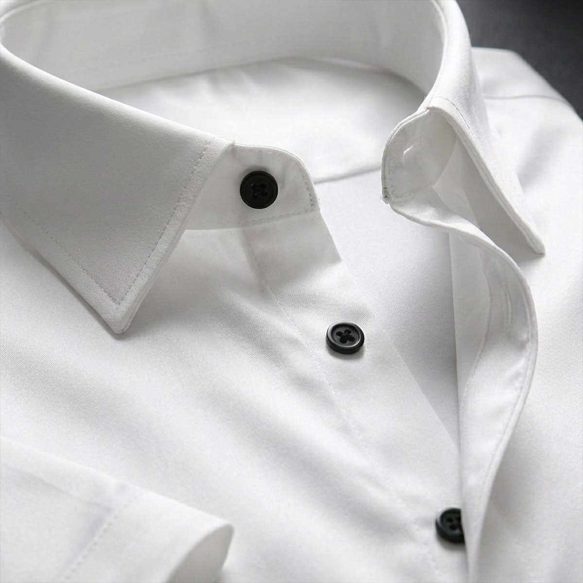 Plain White Shirt Half Sleeve Shirt (SKU-516)
