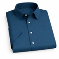 Plain Peacock Green Shirt Half Sleeve Shirt (SKU-RS1-518)