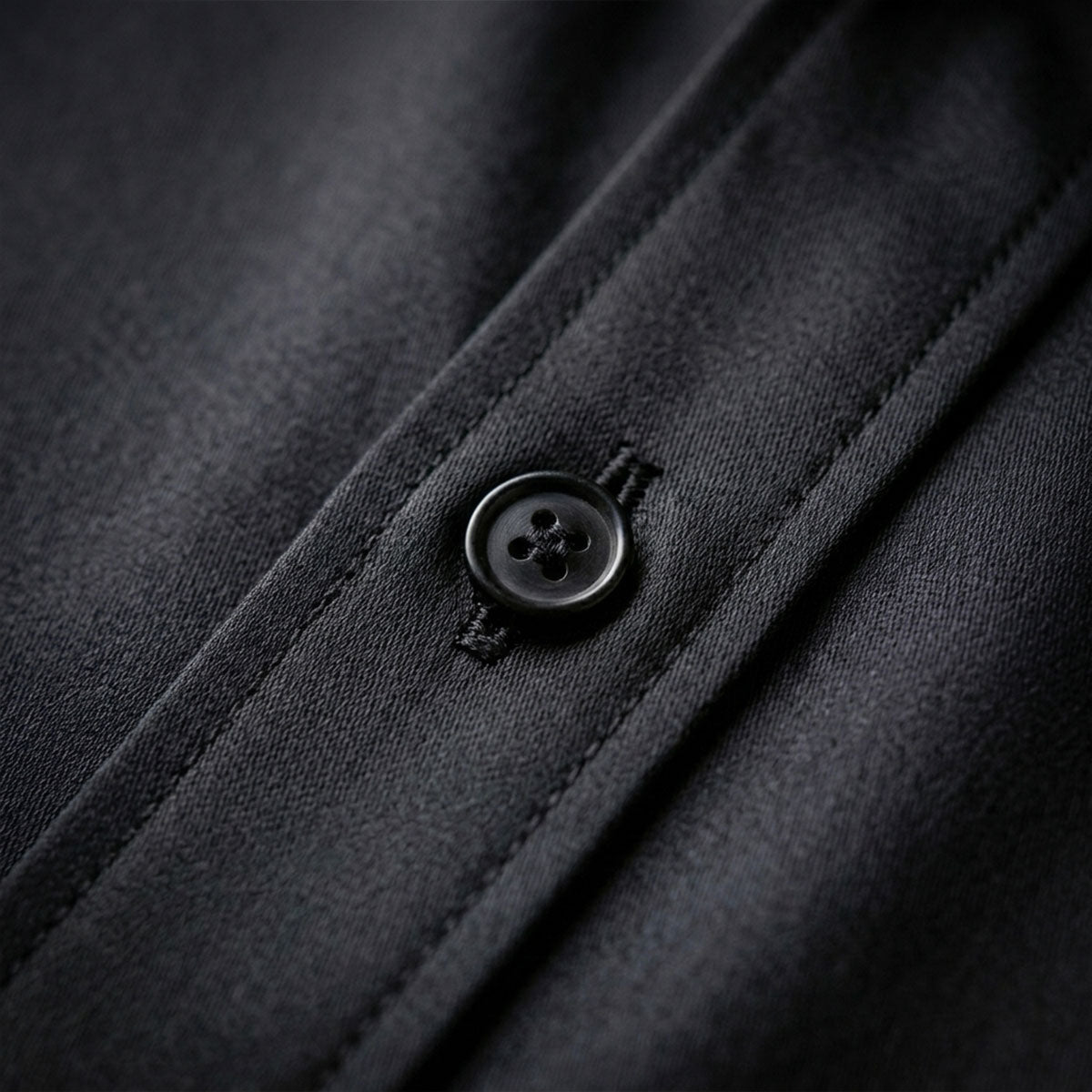 Plain Black Shirt Half Sleeve Shirt (SKU-517)