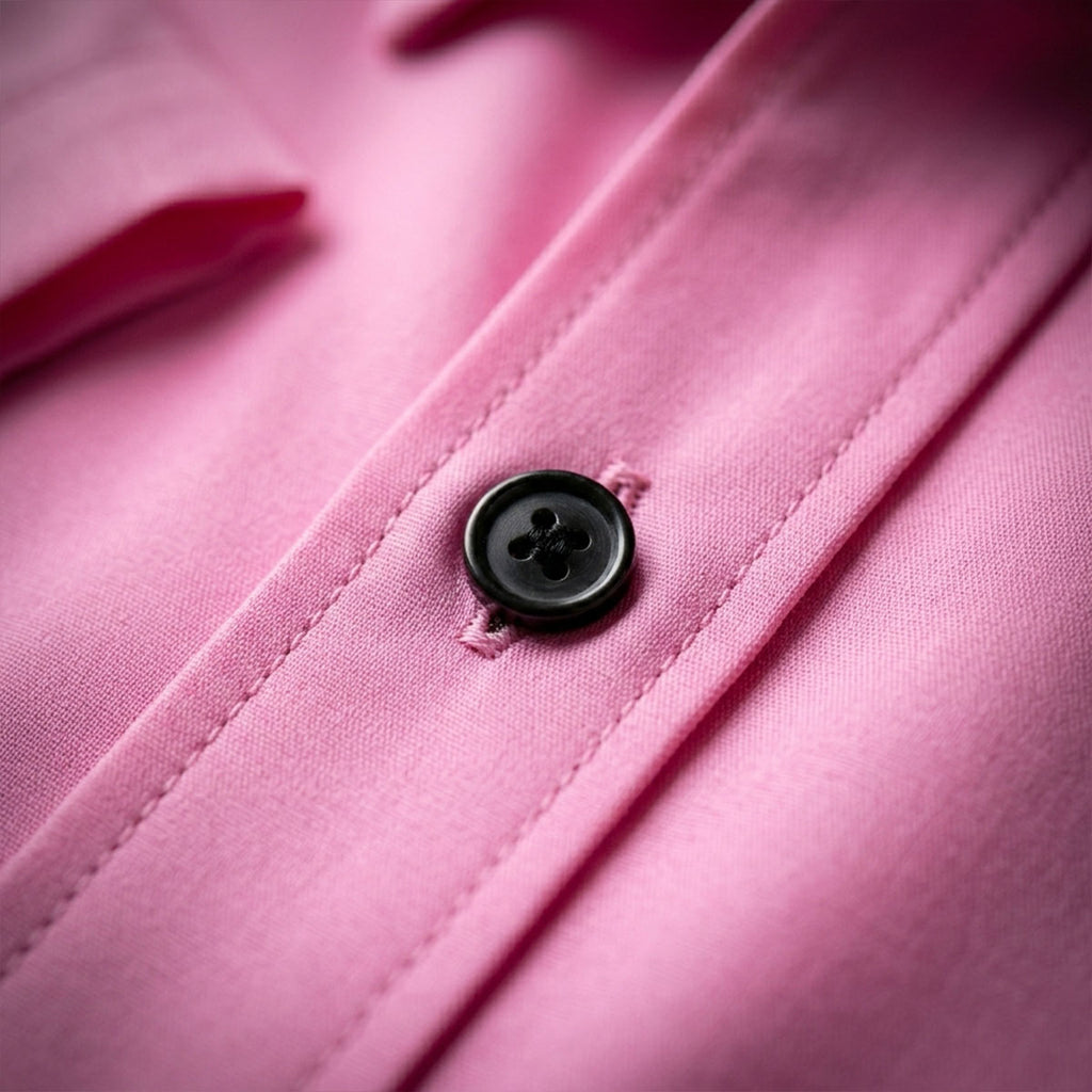 Plain Pink Shirt Half Sleeve Shirt (SKU-520)