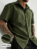 Military Green Half Sleeve Shirt