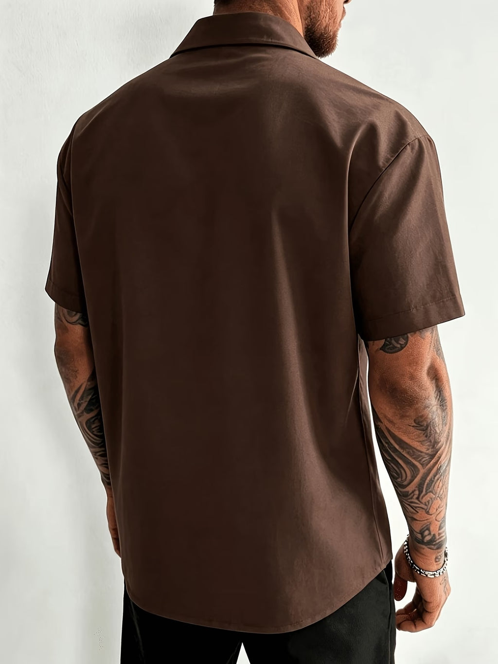Coffee Half Sleeve Shirt