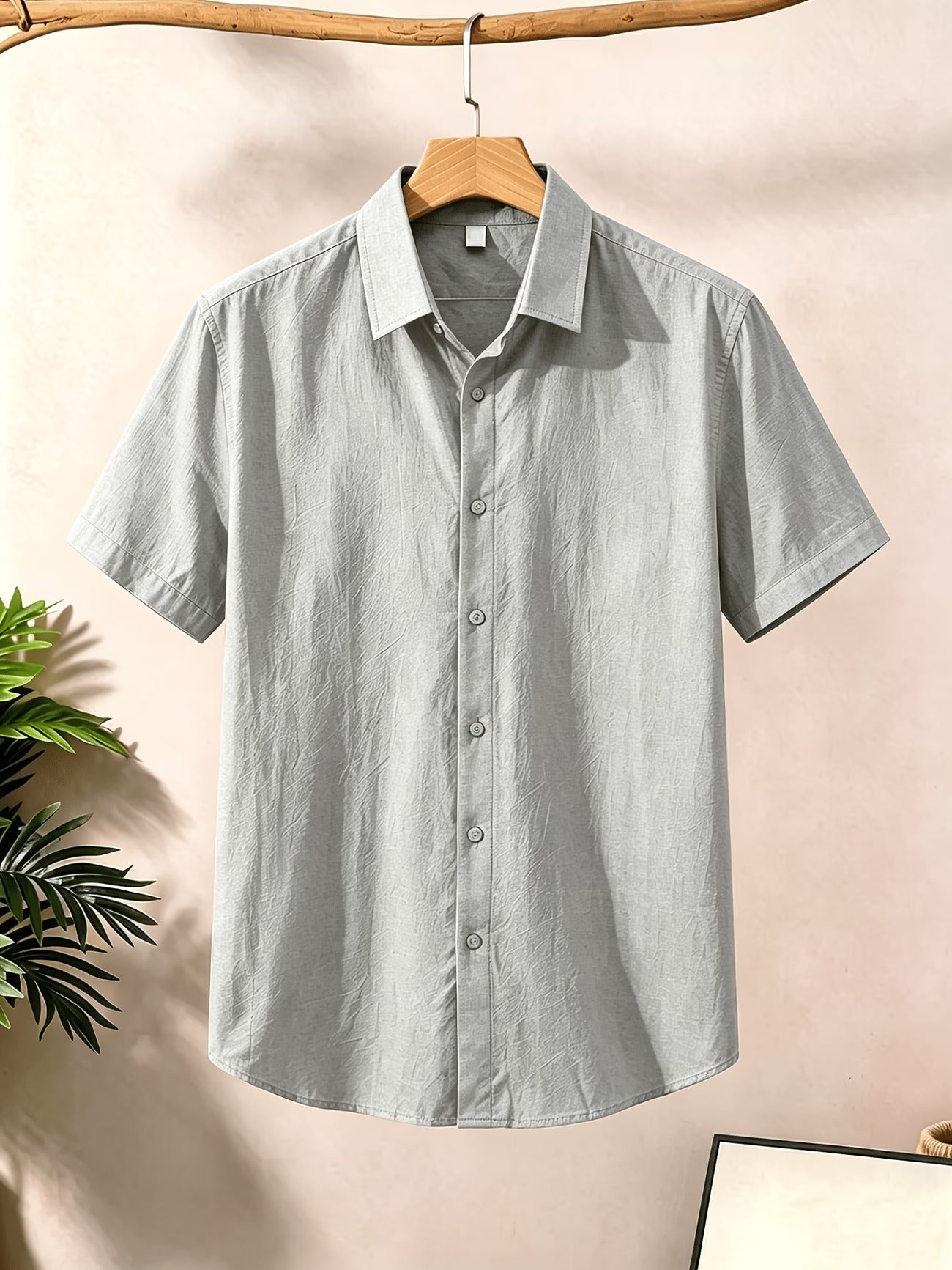 Light Grey Half Sleeve Shirt