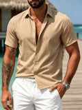 Khaki Half Sleeve Shirt