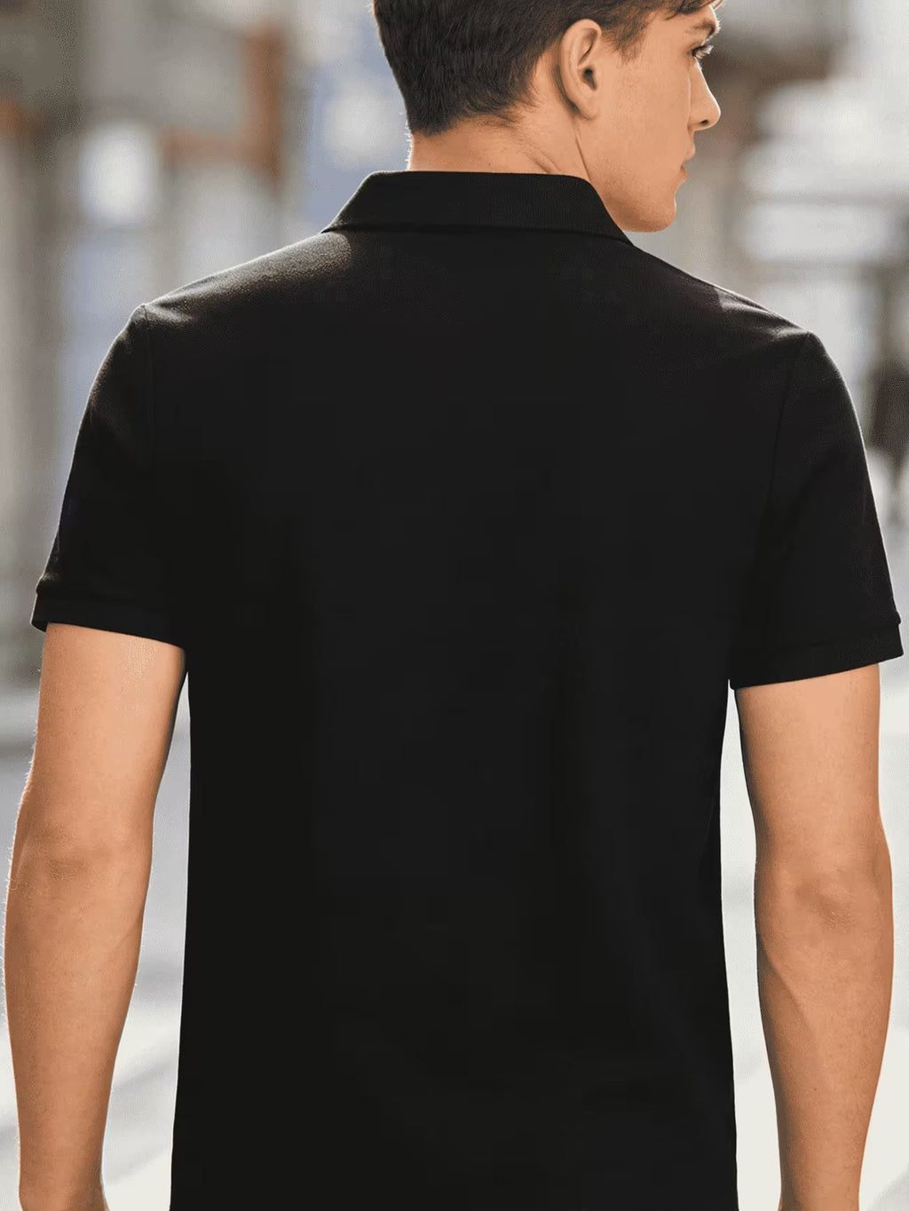 Black Polo-Tshirt
