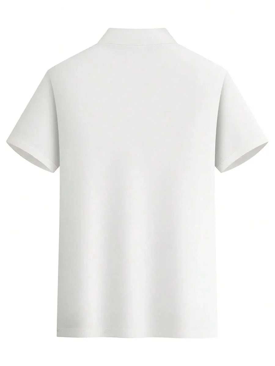 White Plain Polo T-Shirt