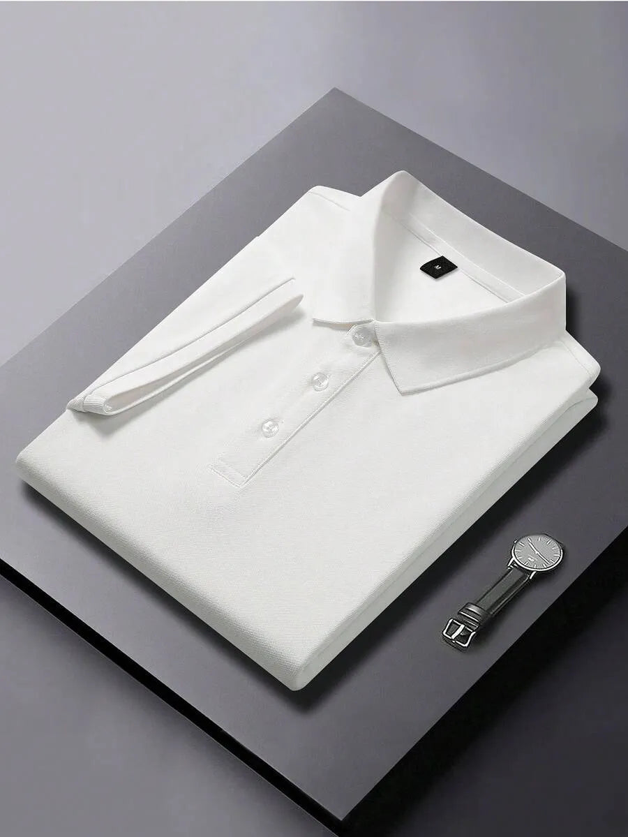 White Plain Polo T-Shirt