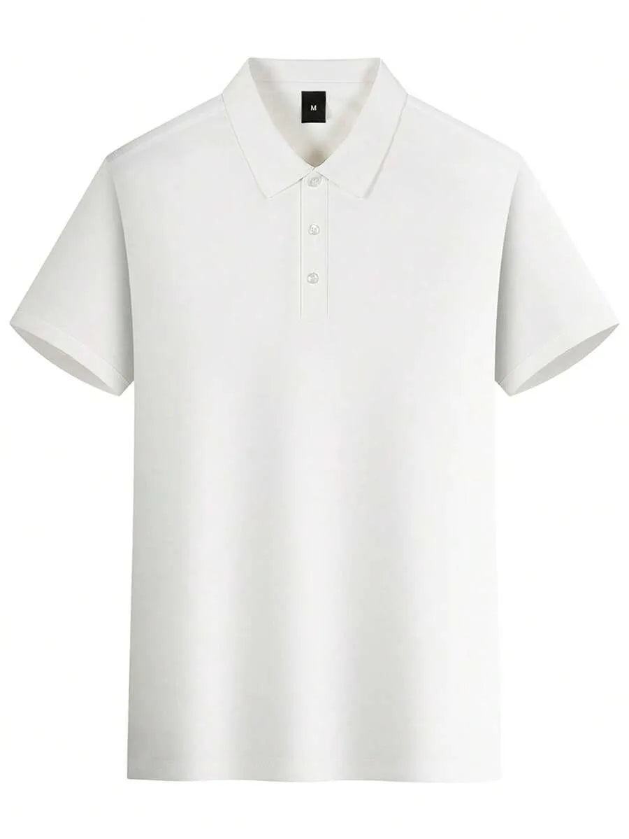 White Plain Polo T-Shirt