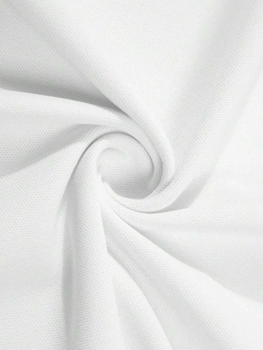 White Plain Polo T-Shirt