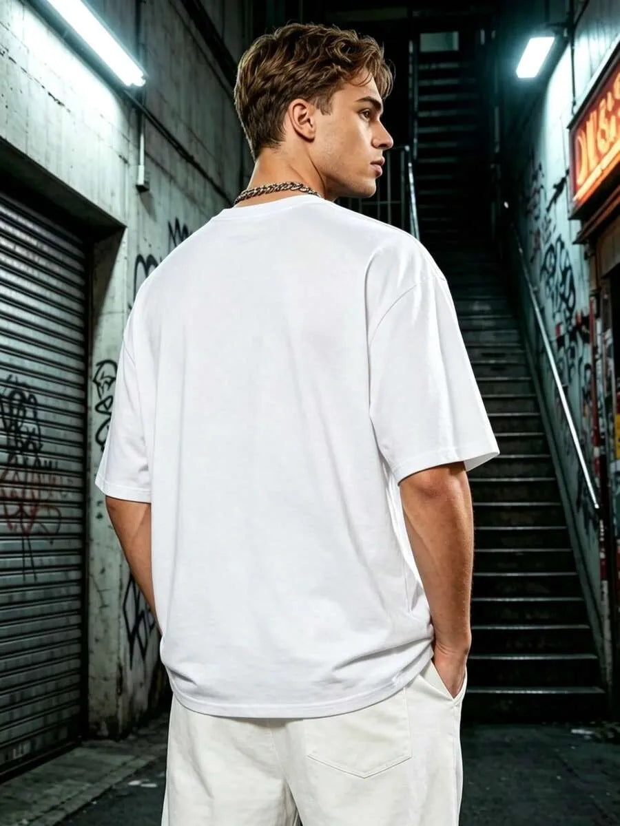 White Plain Oversized T-Shirt