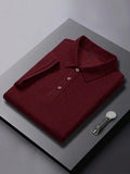 Maroon Plain Polo T-Shirt