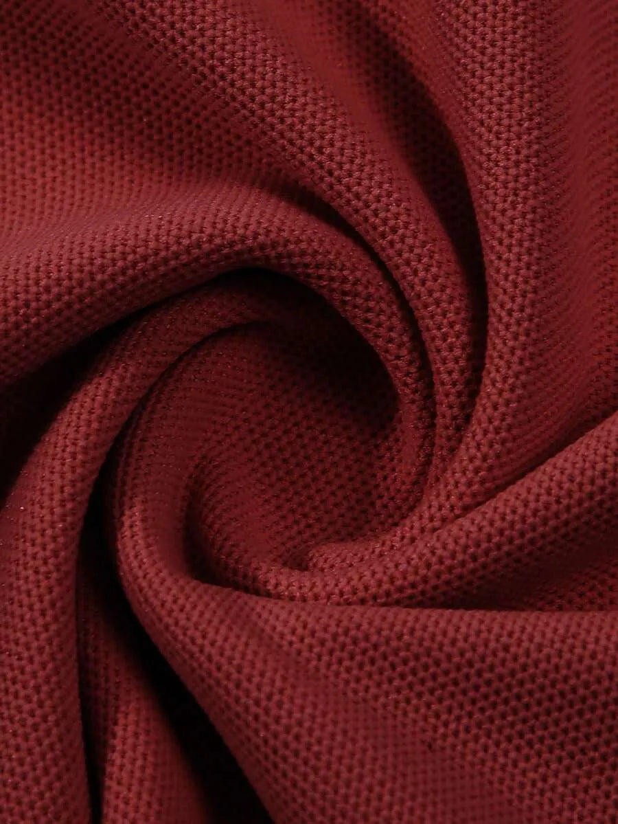 Maroon Plain Polo T-Shirt