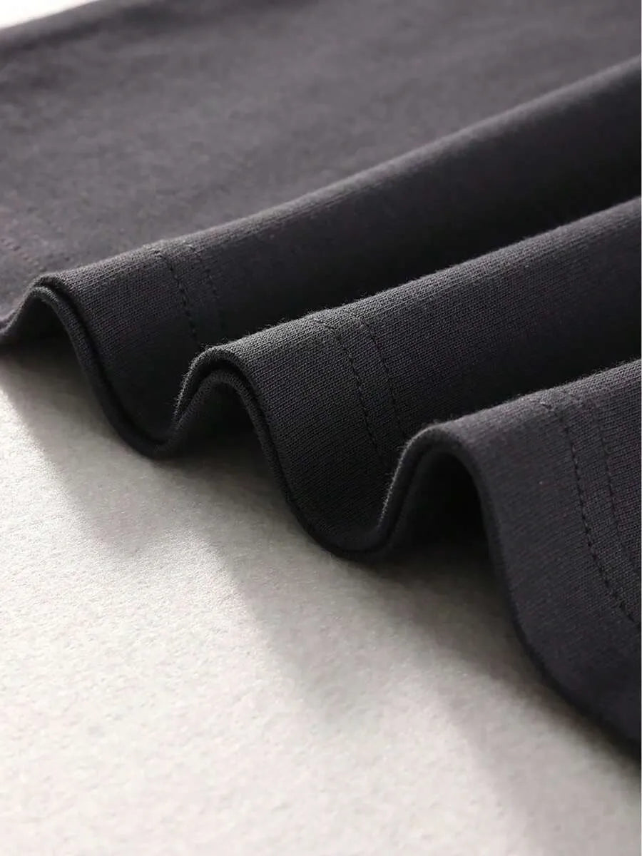 Grey Plain Oversized T-Shirt