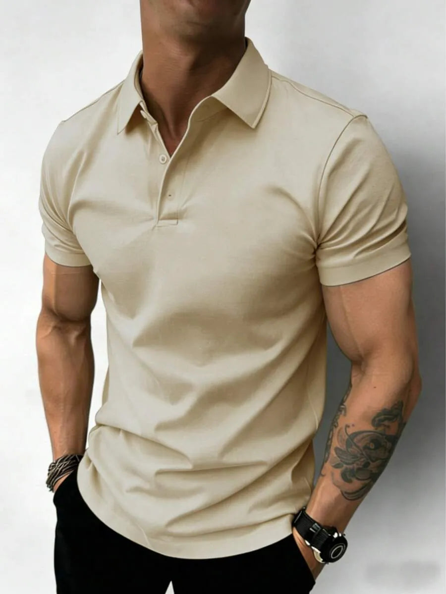 Off-White Plain Polo T-Shirt