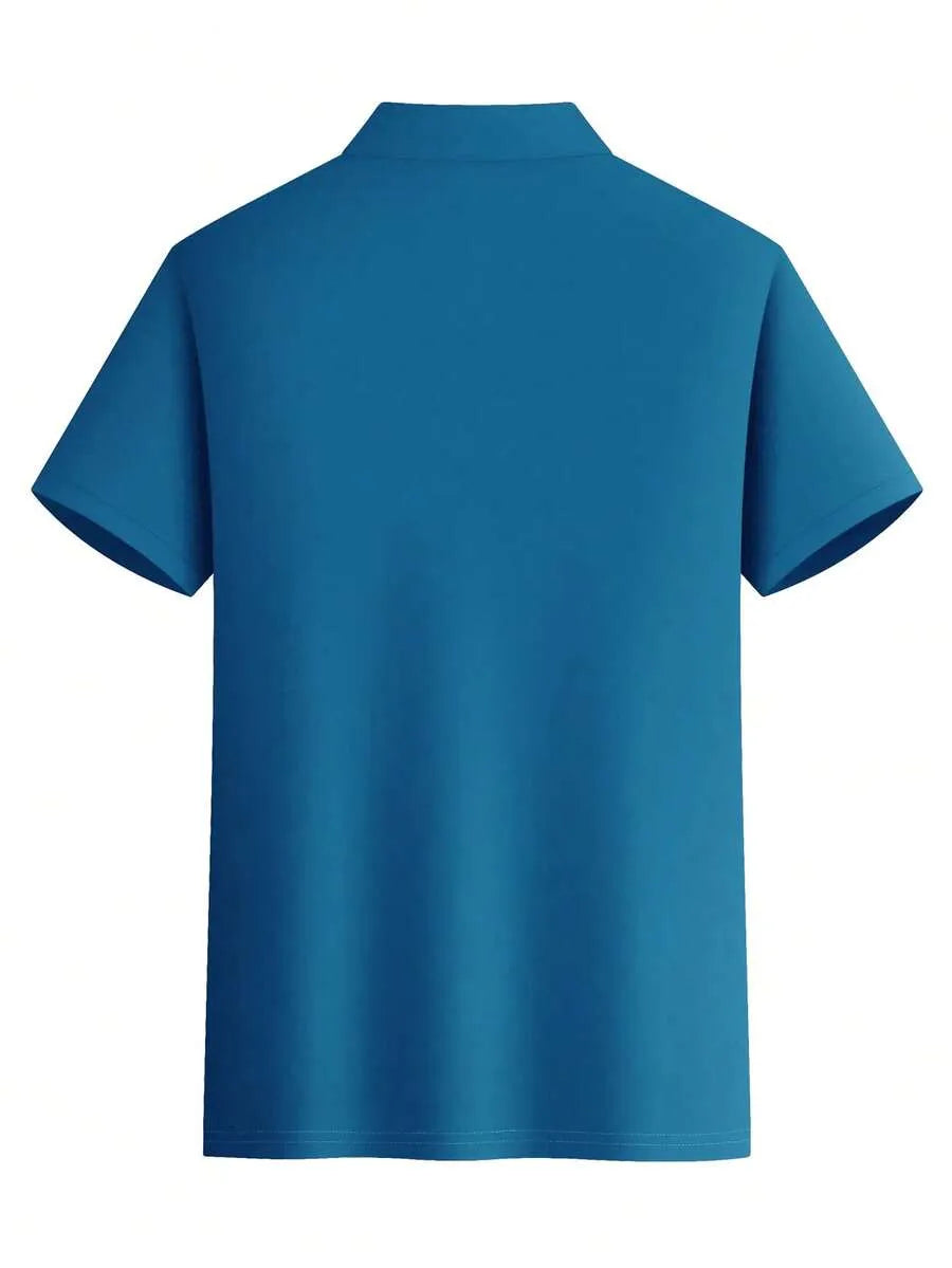 Sky Blue Plain Polo T-Shirt