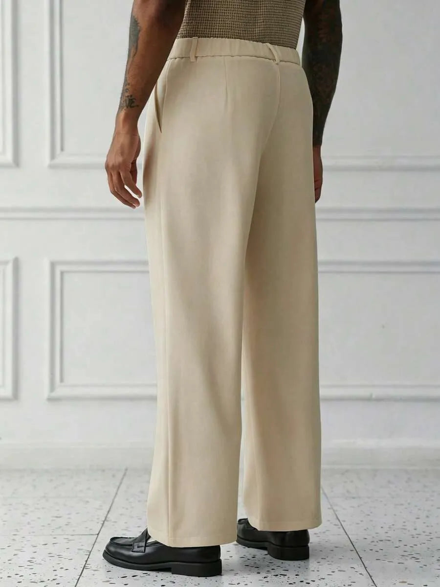 Khaki Plain Korean Trouser
