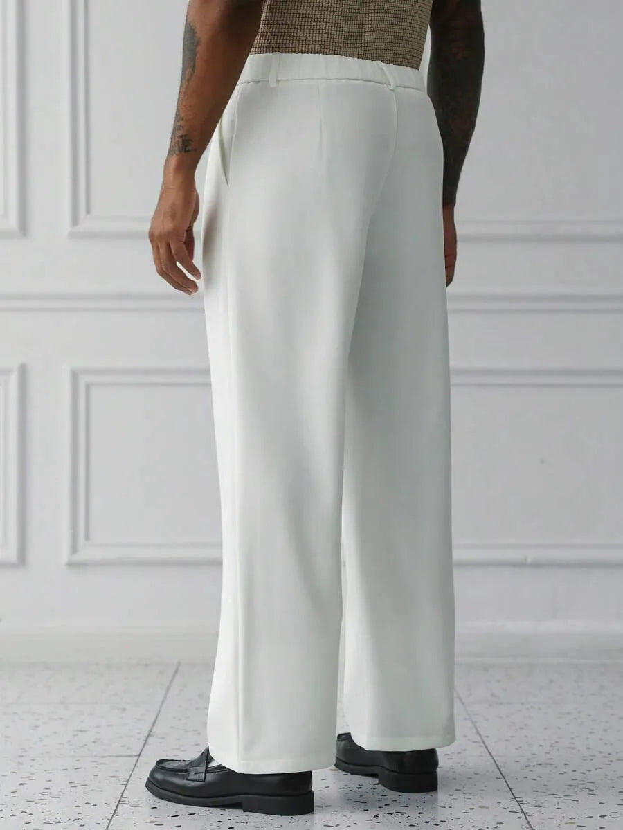 White Plain Korean Trouser