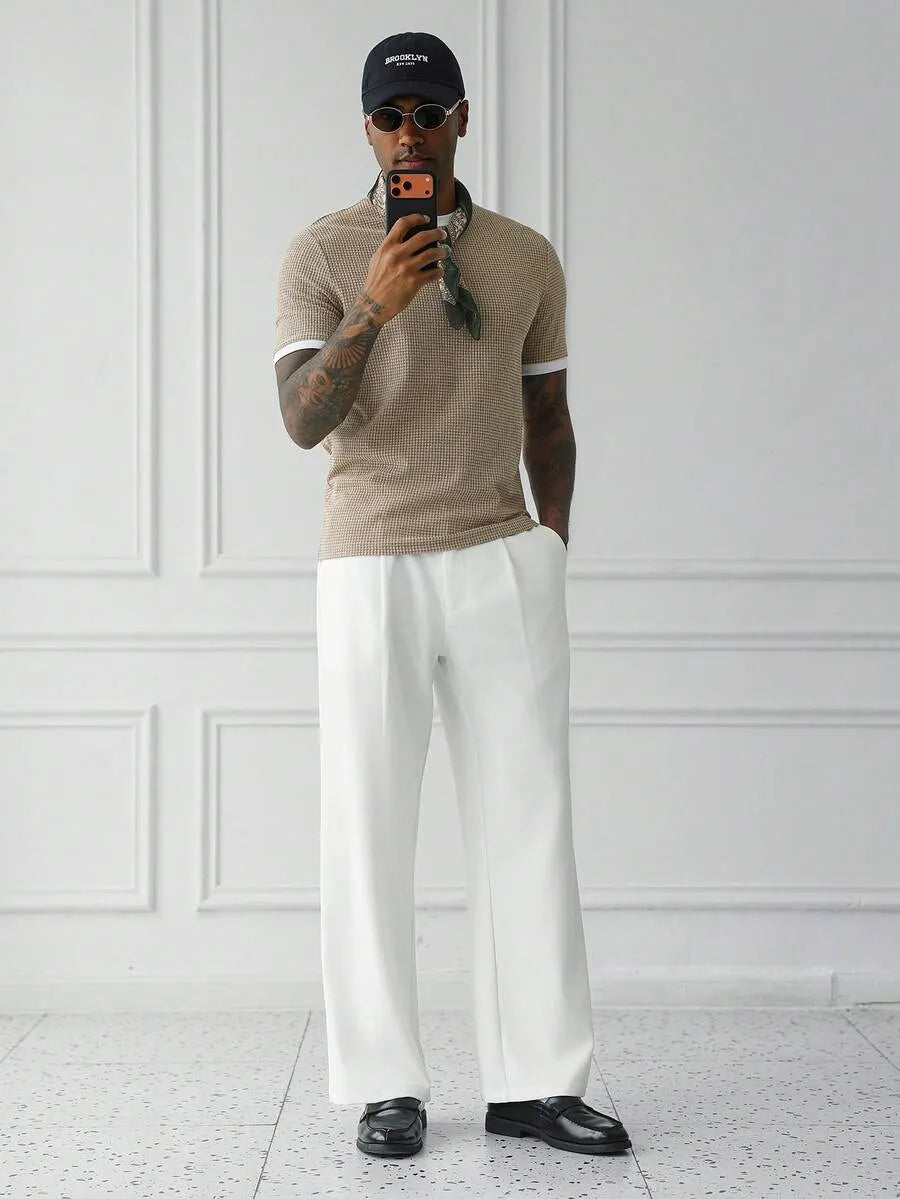 White Plain Korean Trouser