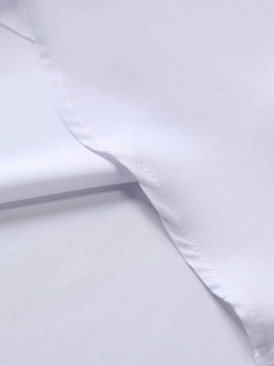 White Plain Half Sleeve Shirt