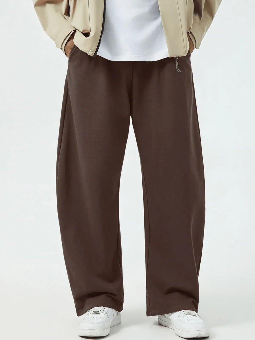 Coffee Brown Plain Trackpant