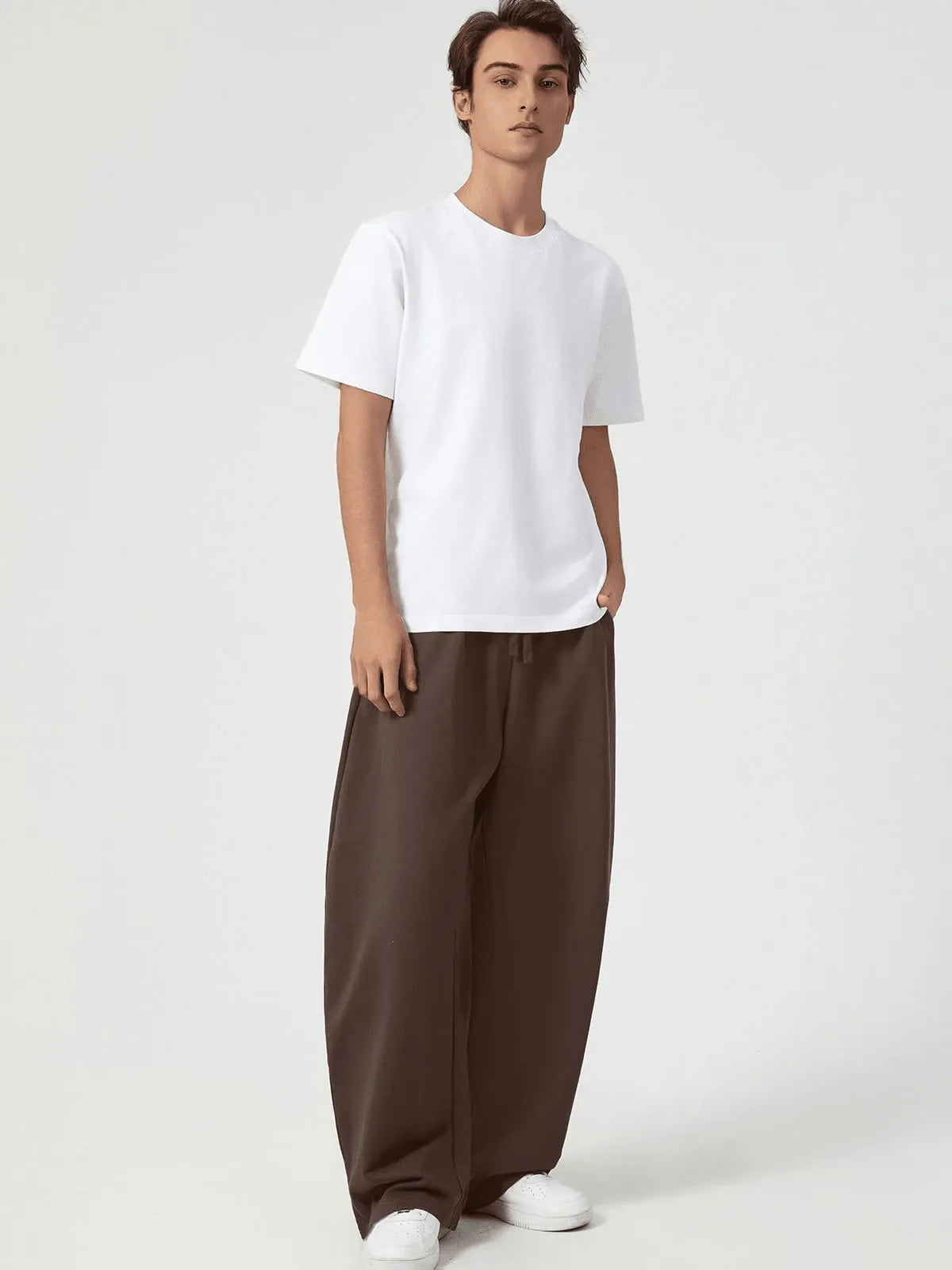 Coffee Brown Plain Trackpant