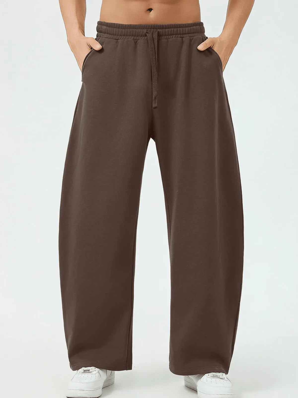 Coffee Brown Plain Trackpant