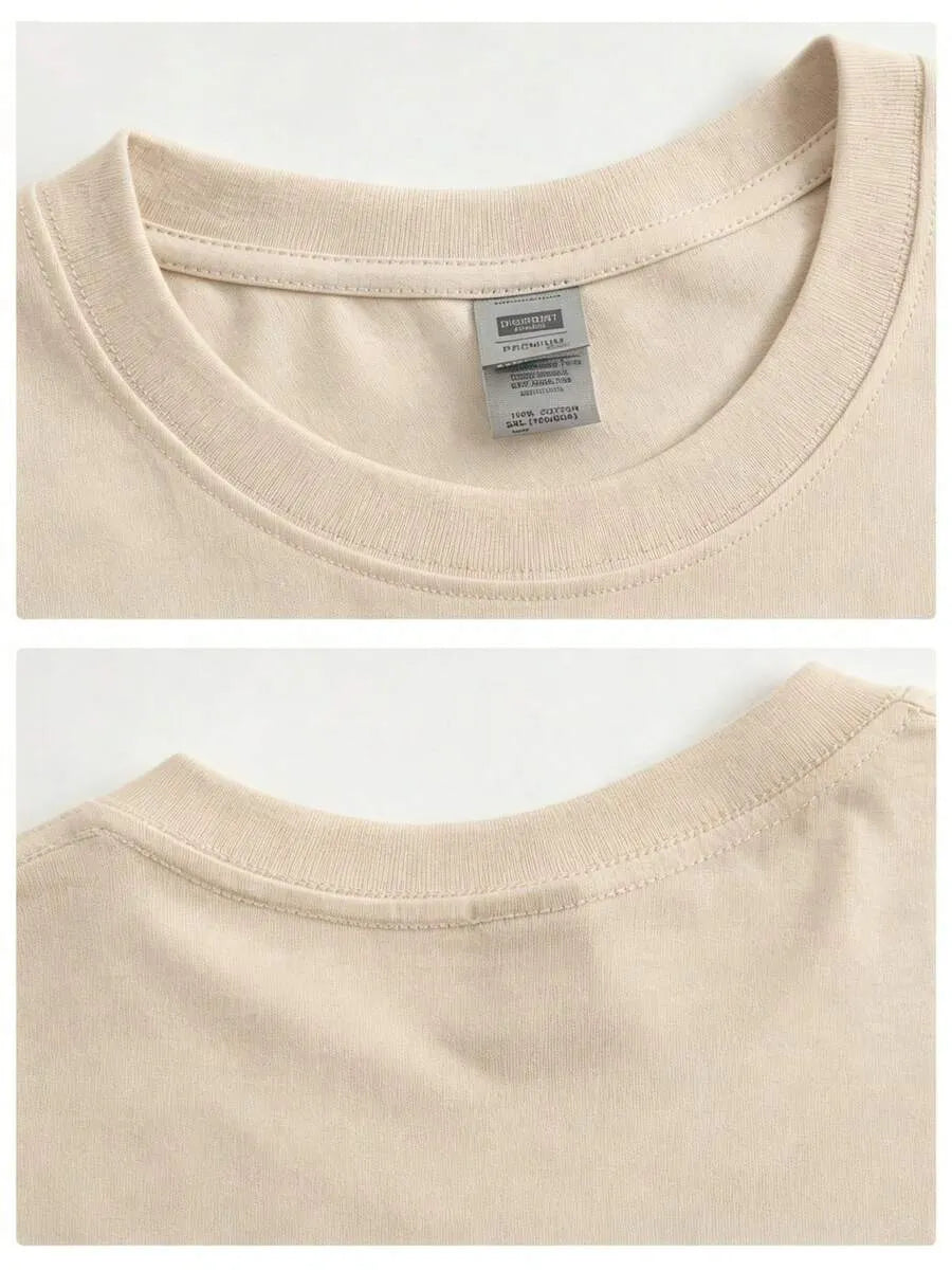 Sand Plain Oversized T-Shirt