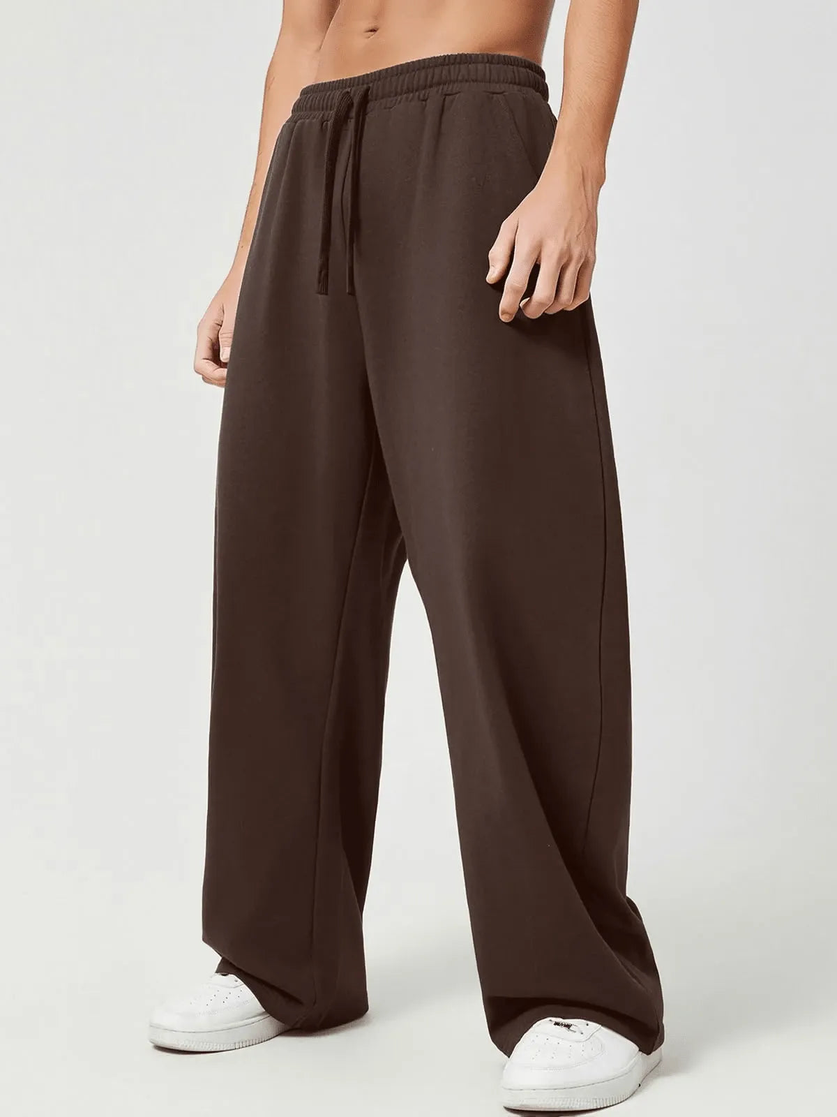 Coffee Brown Plain Trackpant