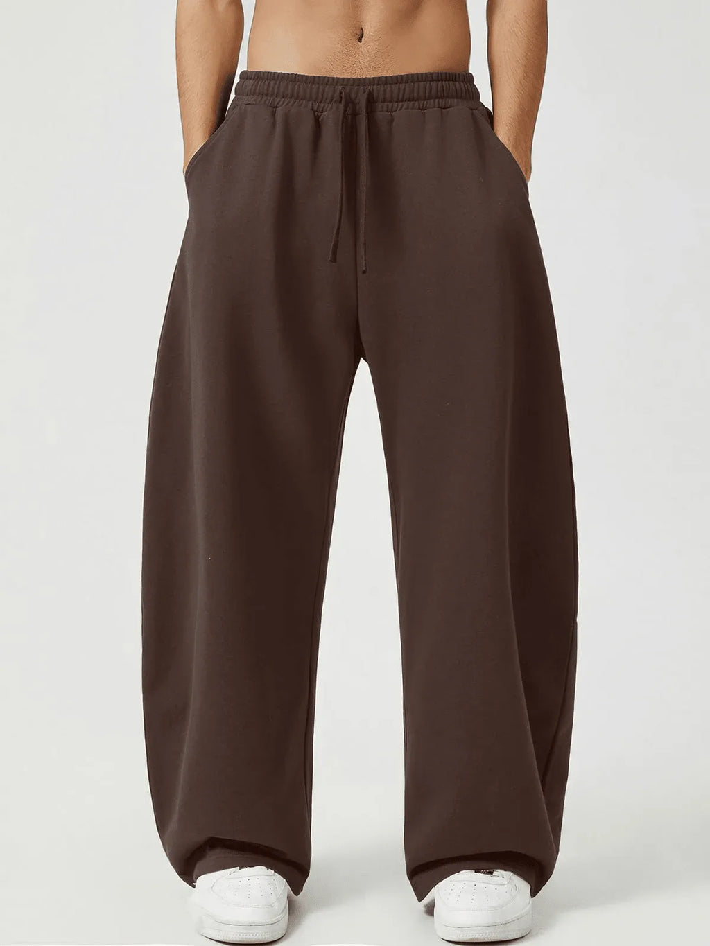 Coffee Brown Plain Trackpant