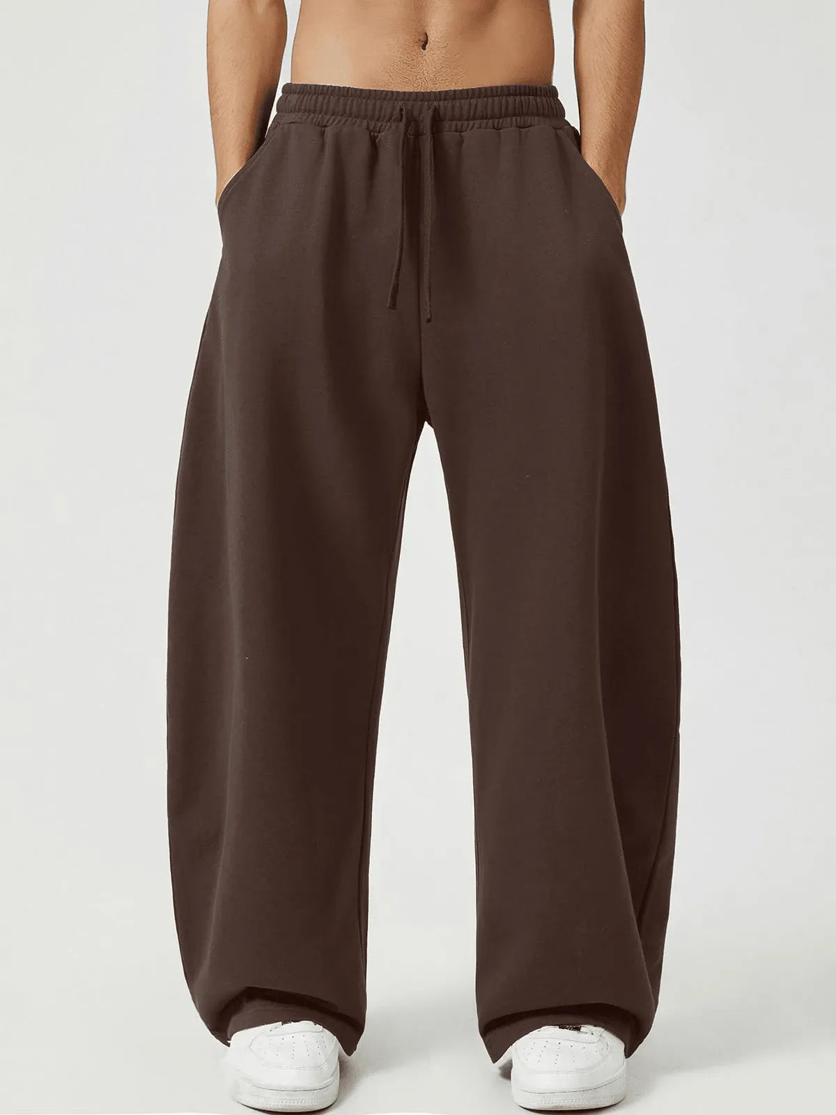 Coffee Brown Plain Trackpant