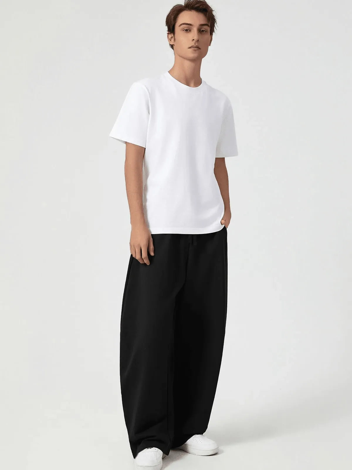 Black Plain Trackpant